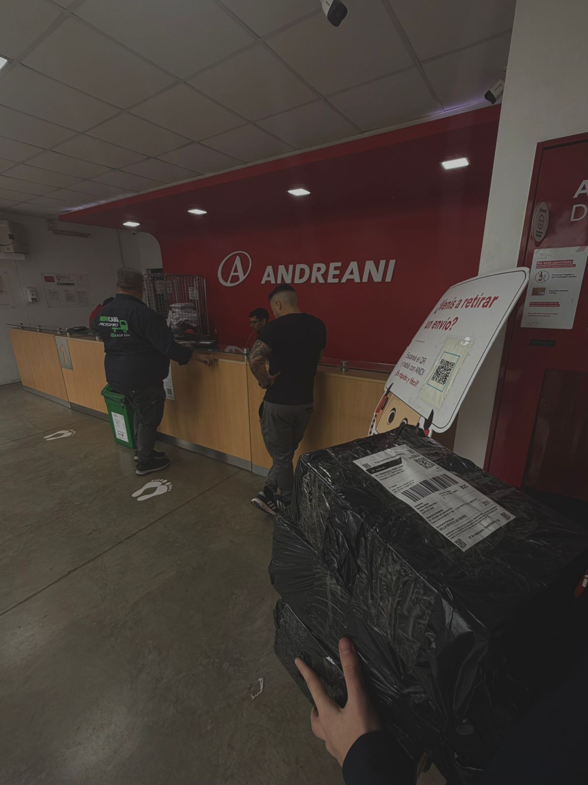 Punto de retiro y envío Andreani RioMates